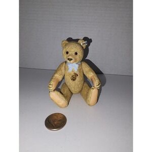 Steiff 1949 Porcelain Jointed Teddy Bear vintage htf‎